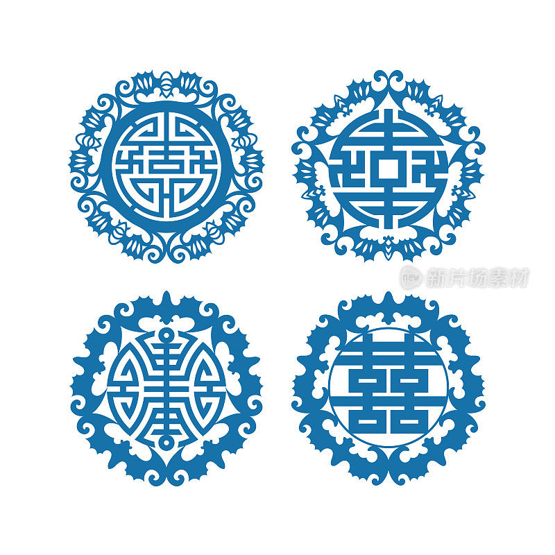 China traditional auspicious symbols